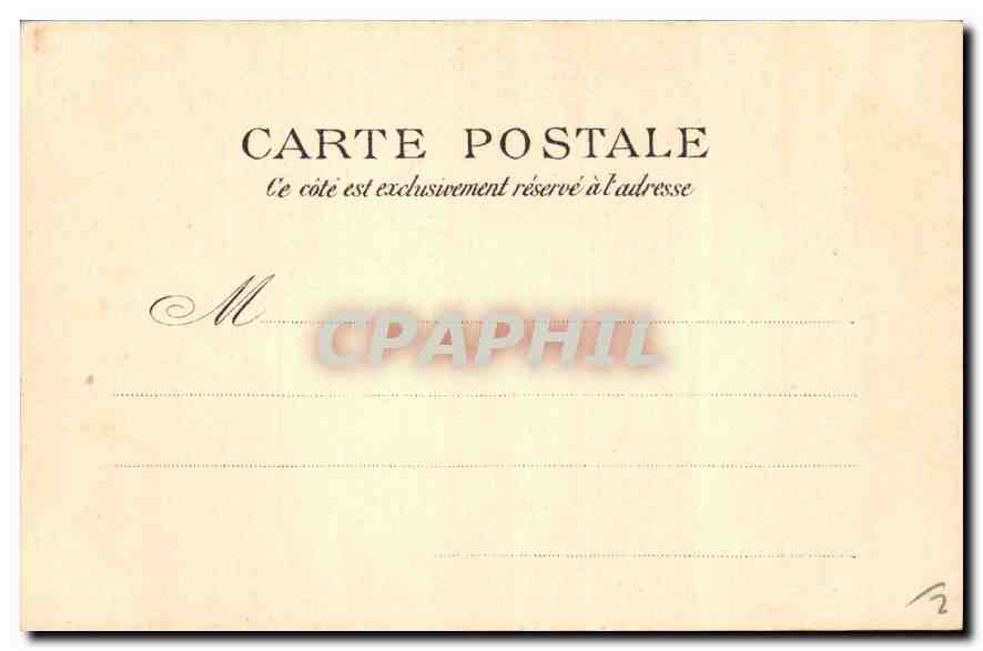 CPA Paris La Cathedrale Portail est  — Rückseite