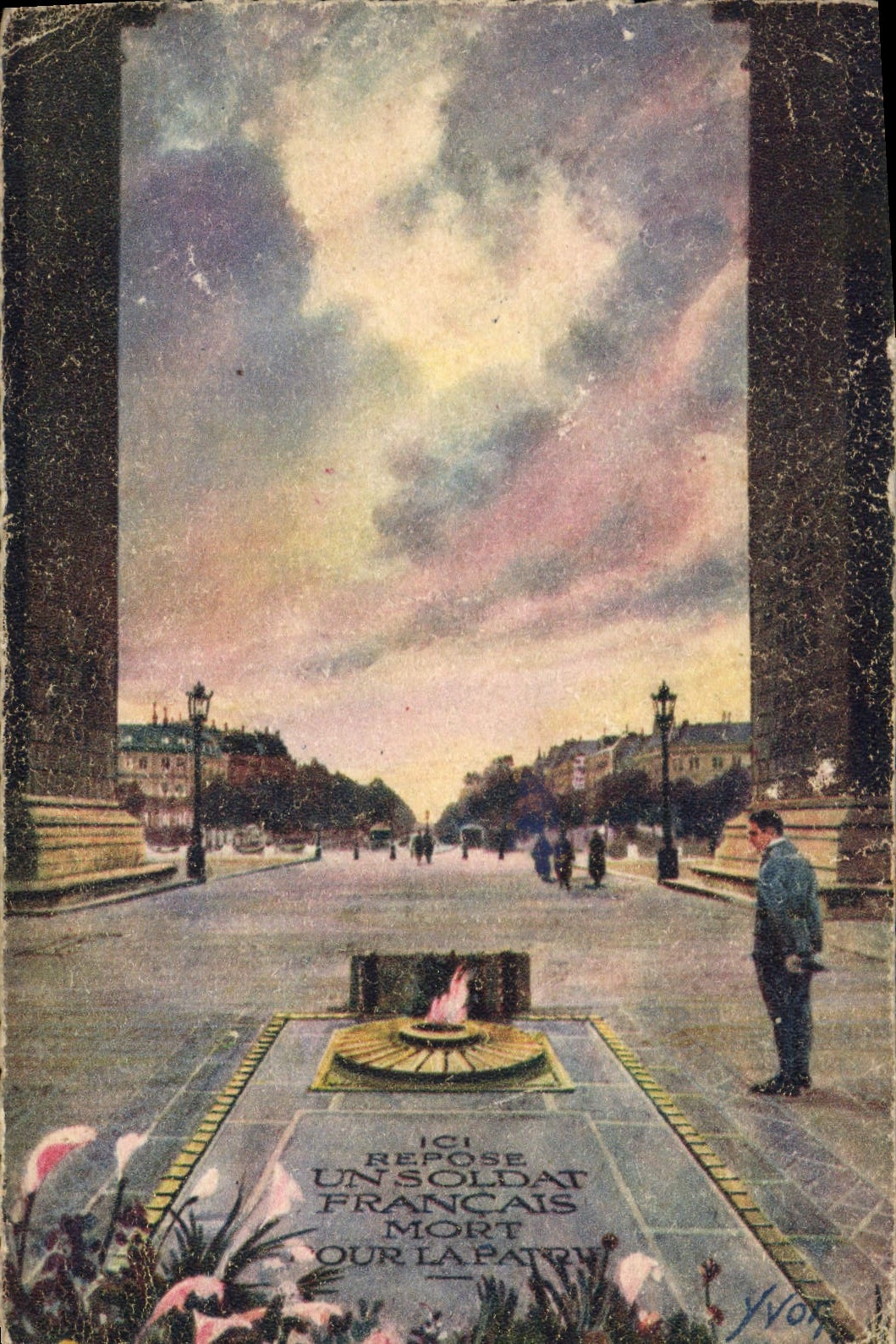 CPA Paris en Flanant Tombeau du Soldat Inconnu 