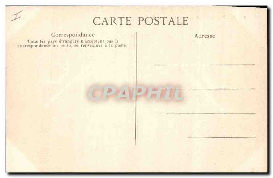 CPA Paris Chambre des Deputes  — Rückseite