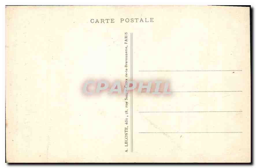 CPA Paris La Tombe du Soldat Inconnu et la flamme perpetuelle du Souvenir  — Rückseite