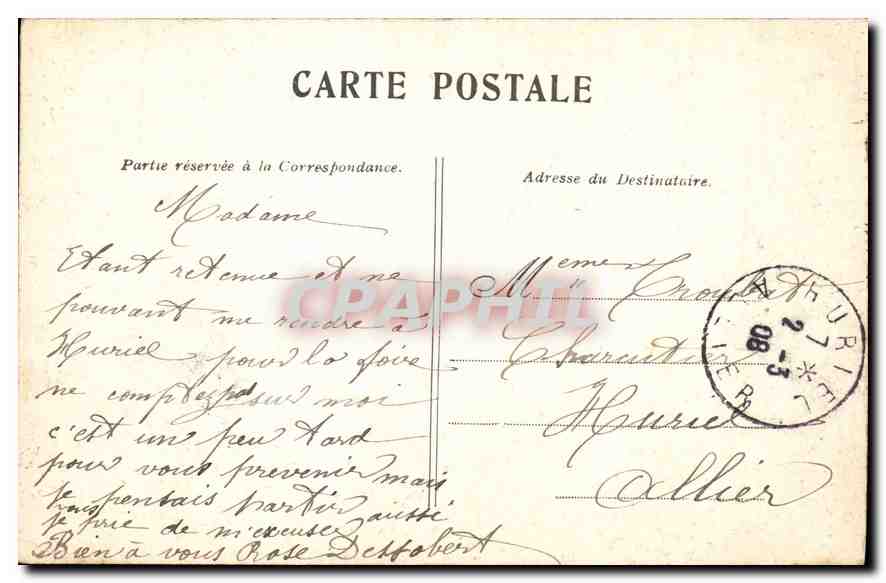 CPA Paris Le Grand Palais Champs Elysees  — Rückseite