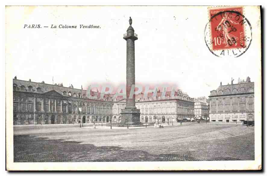 CPA Paris La Colonne Vendome 