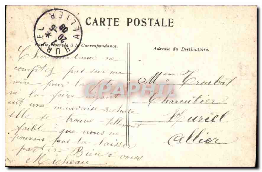 CPA Paris La Colonne Vendome  — Rückseite