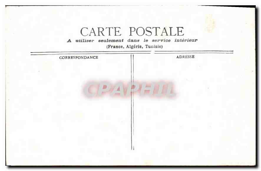 CPA Paris Le Palais de Justice & la Sainte Chapelle  — Verso