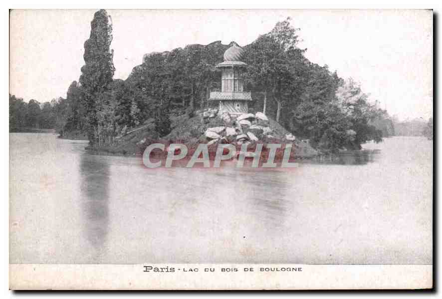 CPA Paris Lac du Bois de Boulogne 