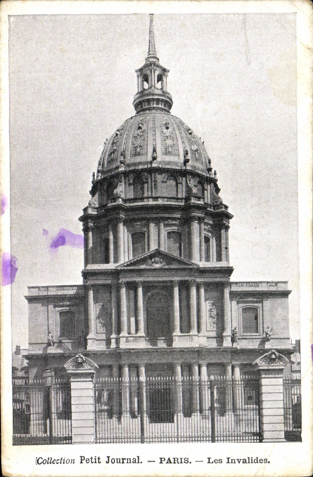 CPA Collection Petit Journal Paris Les Invalides 