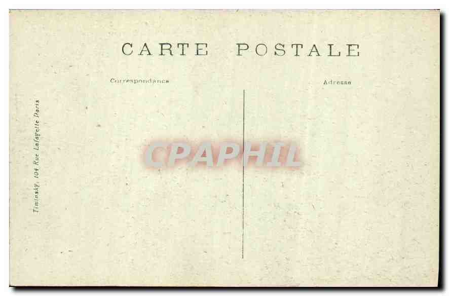 CPA Paris La Place de la Concorde  — Rückseite
