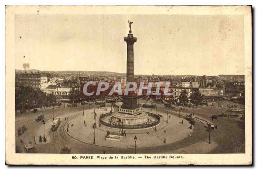 CPA Paris Place de la Bastille 