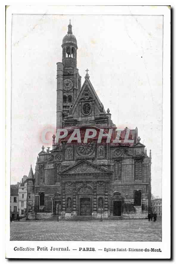CPA Collection Petit journal Paris Eglise Saint etienne du Mont 