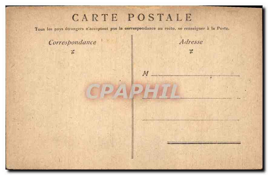 CPA Paris L'Arc de Triomphe de l'Etoile  — Rückseite