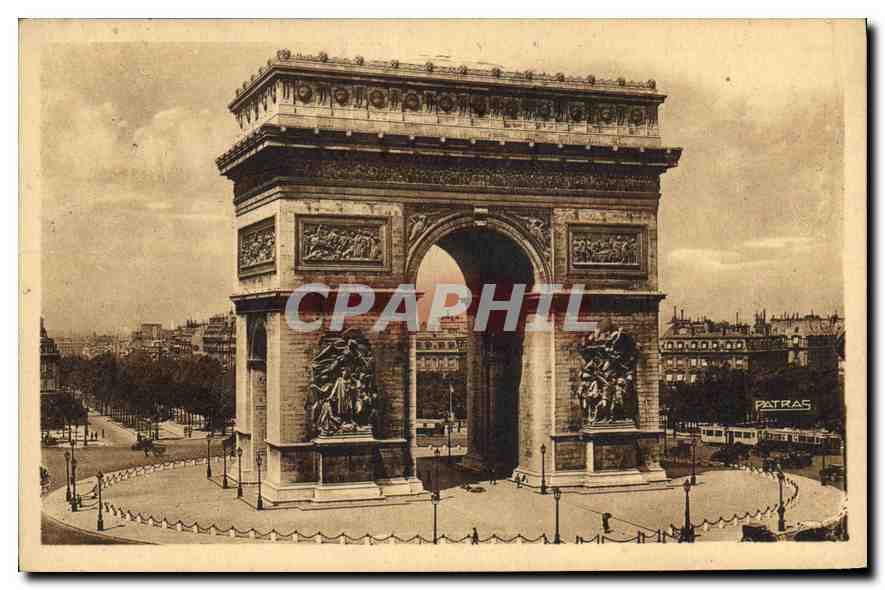 CPA Les Jolis Coins de Paris L'Arc de Triomphe de l'Etoile 