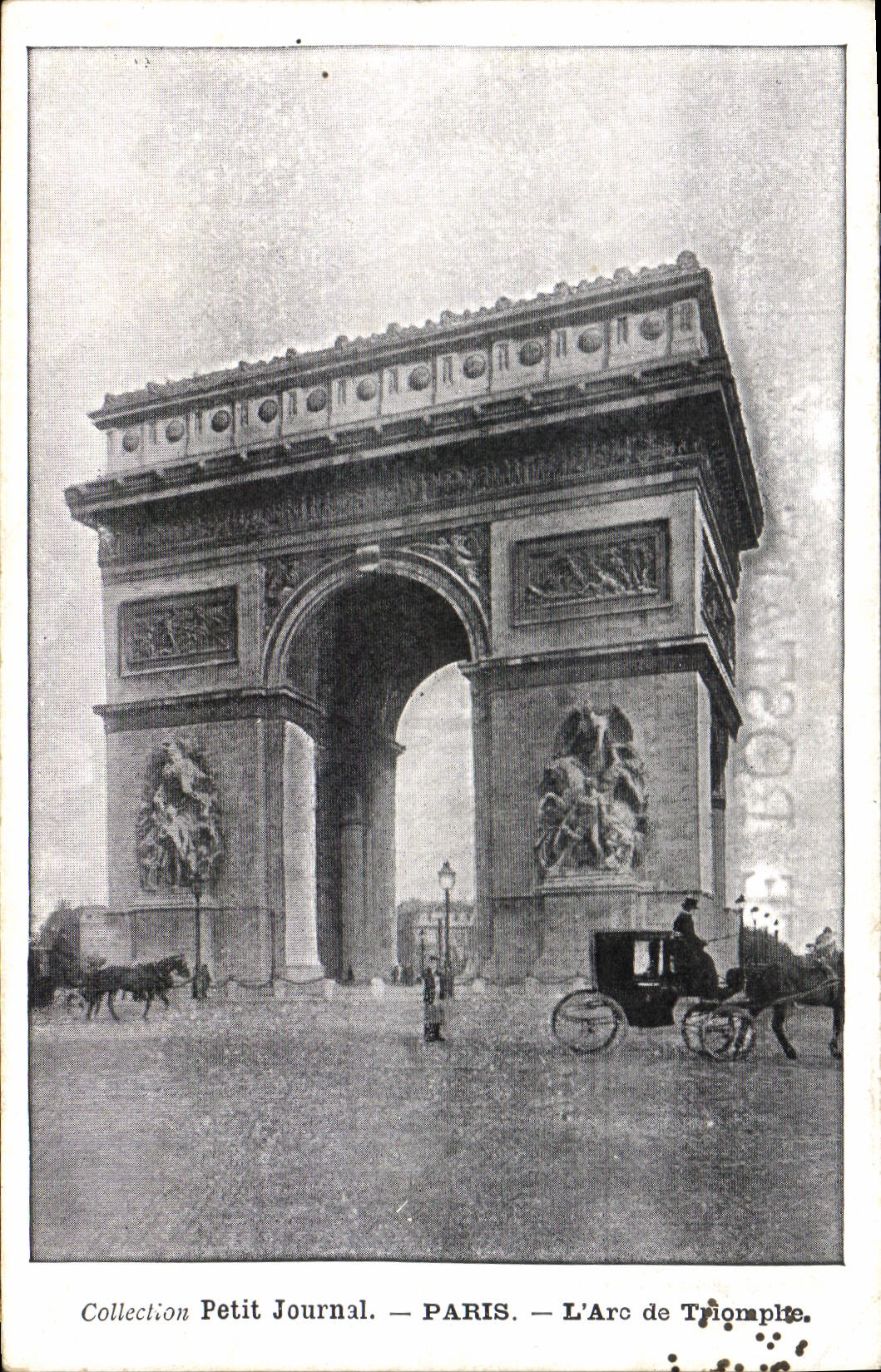 CPA Collection Petit Journal Paris L'Arc de Triomphe 