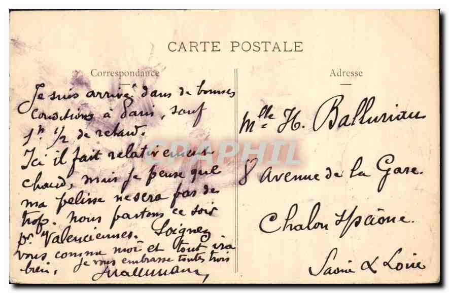 CPA Paris Eglise Saint Francois Xavier boulevard des Invalides  — Verso