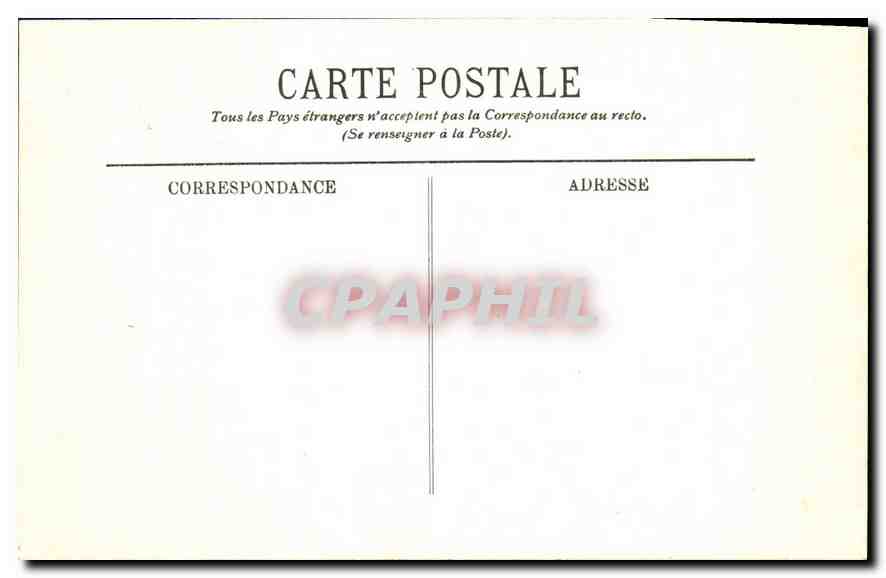 CPA Abbaye de Saint Denis Porte de droite  — Verso