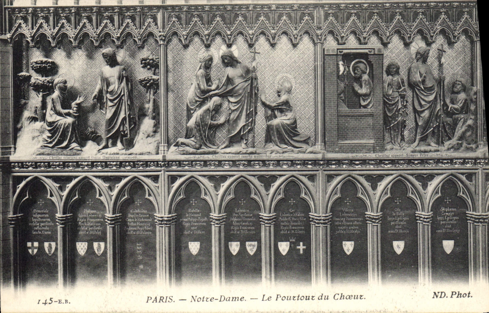 CPA Paris Notre Dame Le Pourtoux de Choeur 