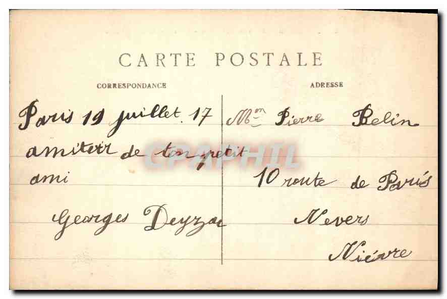 CPA Paris Bois de Boulogne Un coin du Grand Lac  — Rückseite