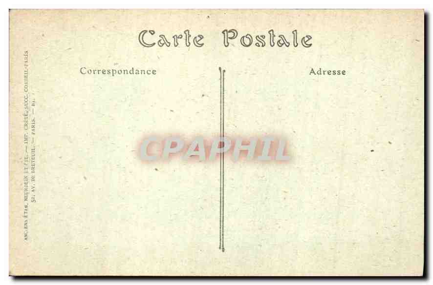 CPA Paris l'Eglise de la Madeleine  — Rückseite