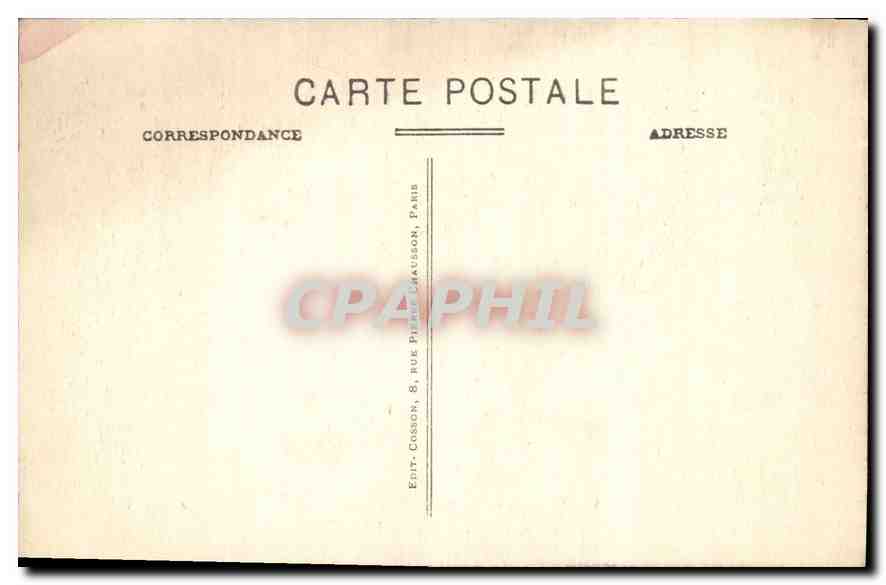 CPA Paris Eglise Notre Dame La Nef  — Rückseite