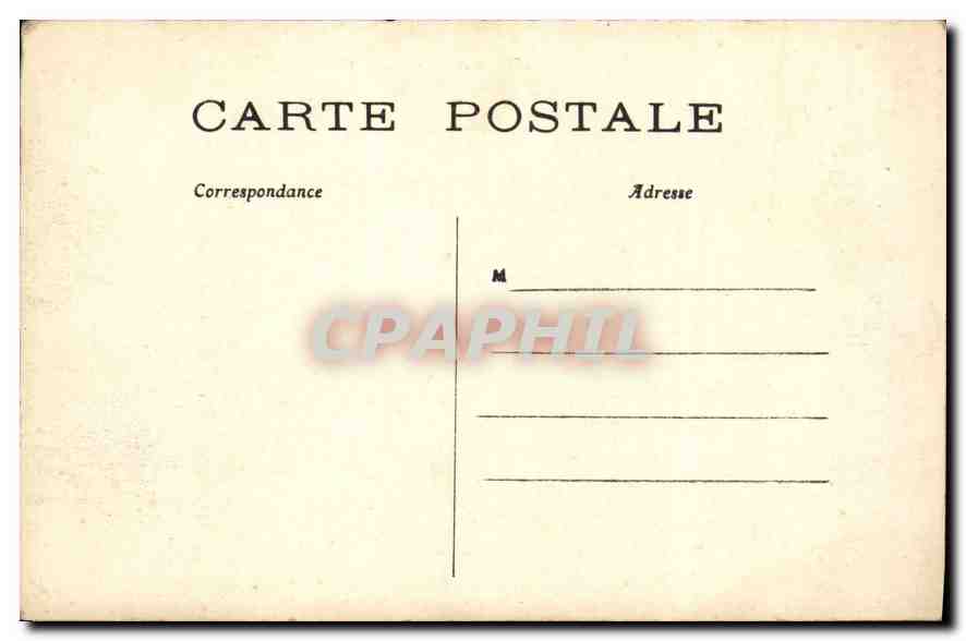 CPA Paris La Conciergerie Bateau — Rückseite