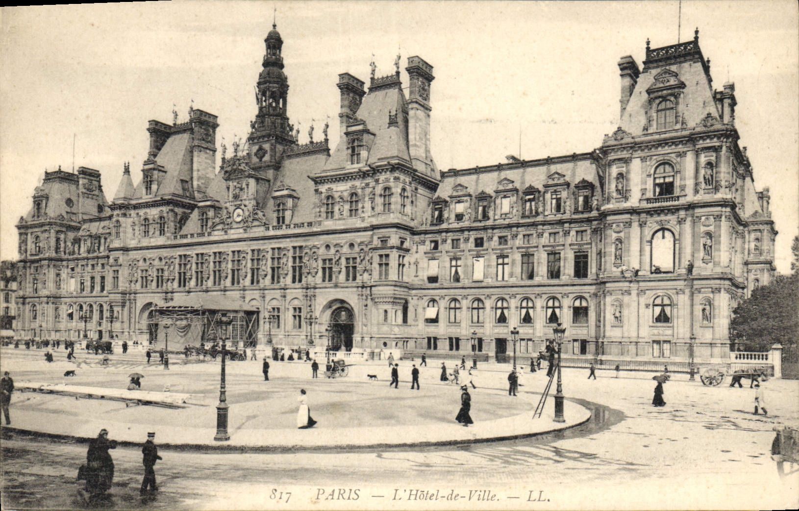 CPA Paris l'Hotel de Ville 