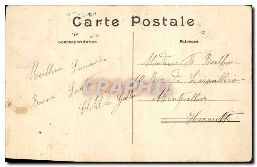 CPA Paris Note Dame  — Verso