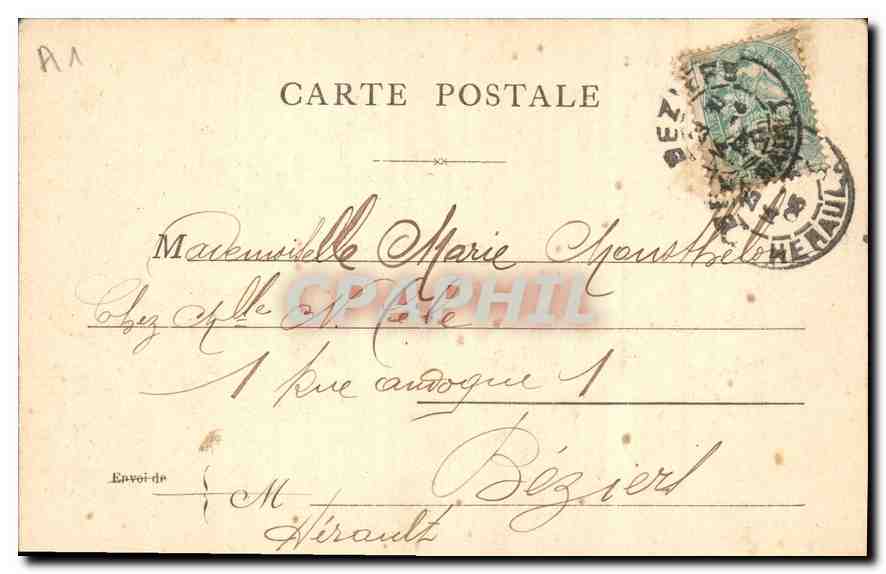 CPA Paris Notre Dame  — Verso