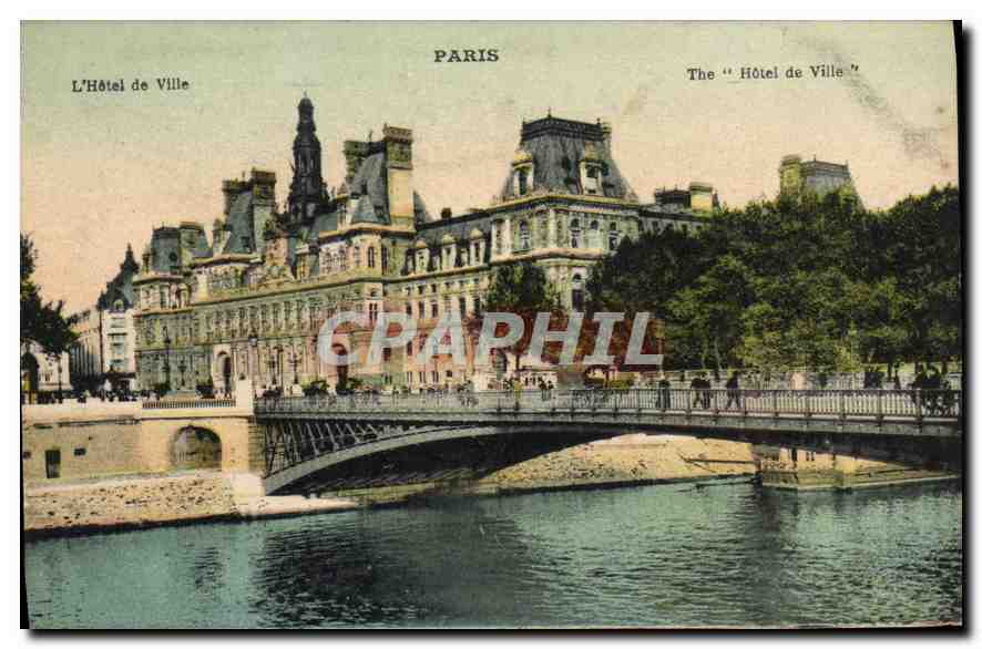 CPA Paris L'Hotel de Ville 