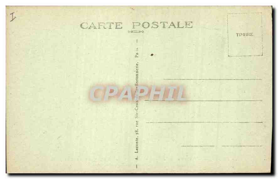 CPA Paris l'Avenue des Champs Elysees et les Noveaux de Marly  — Rückseite