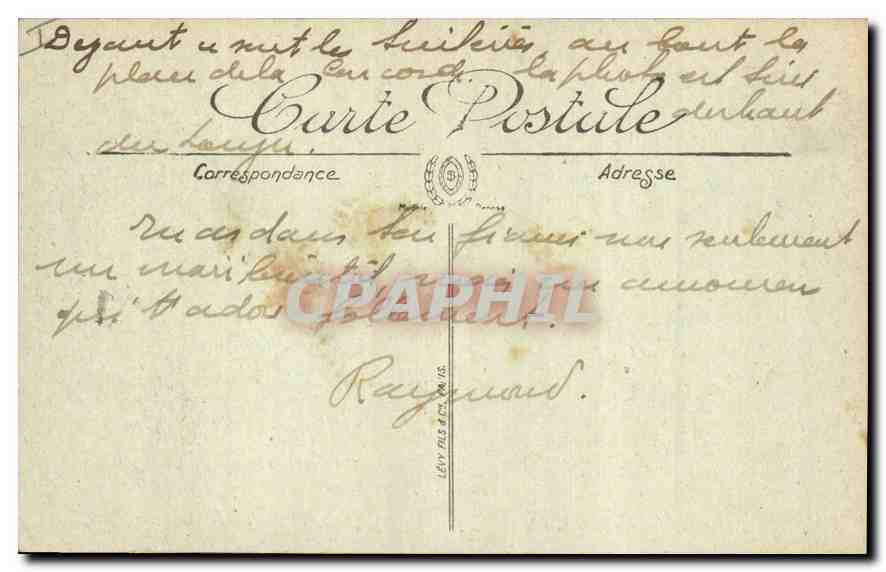 CPA Paris Perspective de la Rue de Rivoli  — Rückseite