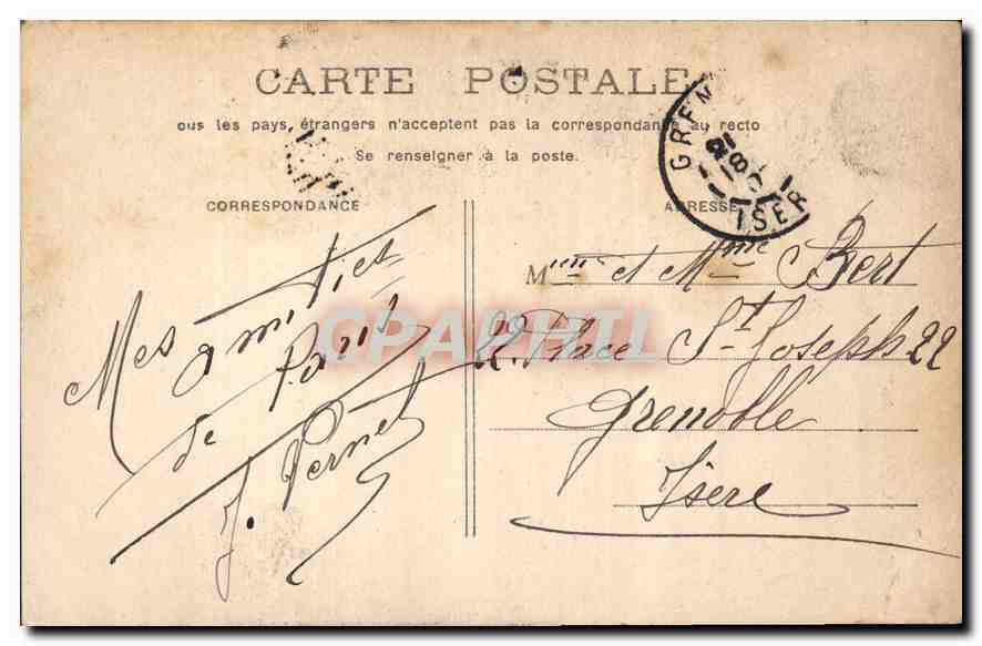 CPA Paris Monument de Victor Hugo  — Rückseite