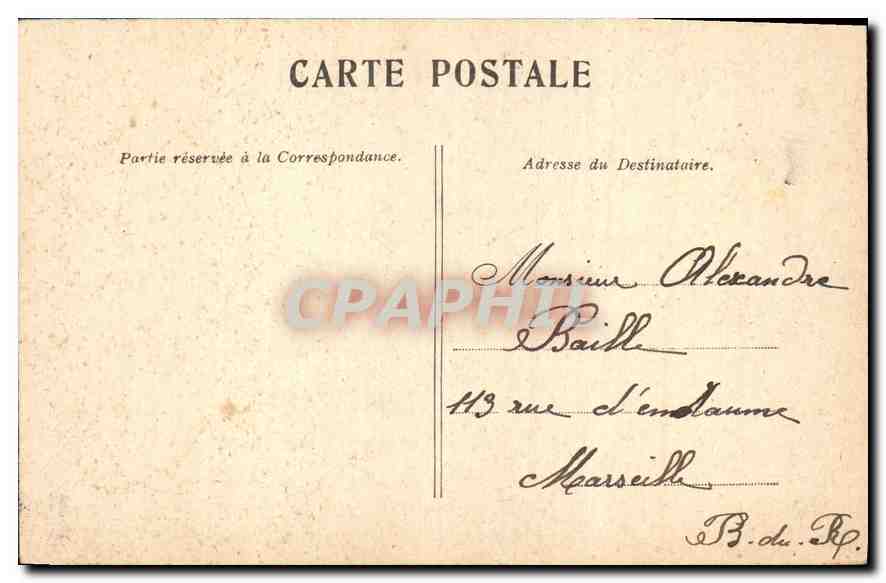 CPA Paris Saint Germain l'Auxerrois  — Verso