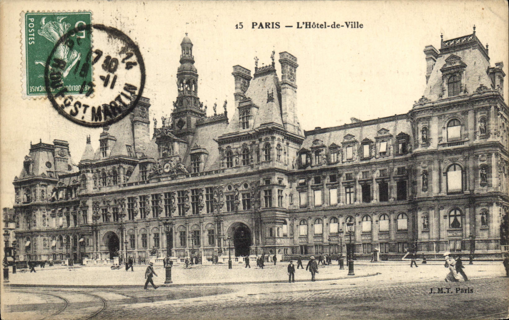 CPA Paris l'Hotel de Ville 