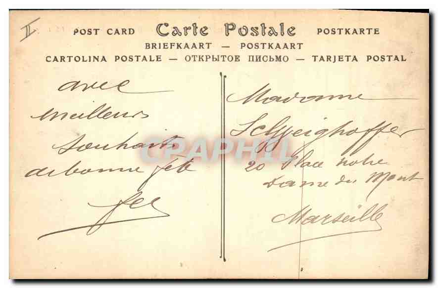 CPA Paris Le Boulevard des Italiens  — Rückseite