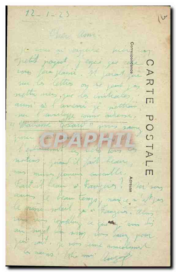 CPA Paris Bois de Boulogne La Grotte et l'Etang des Nenuphars  — Verso