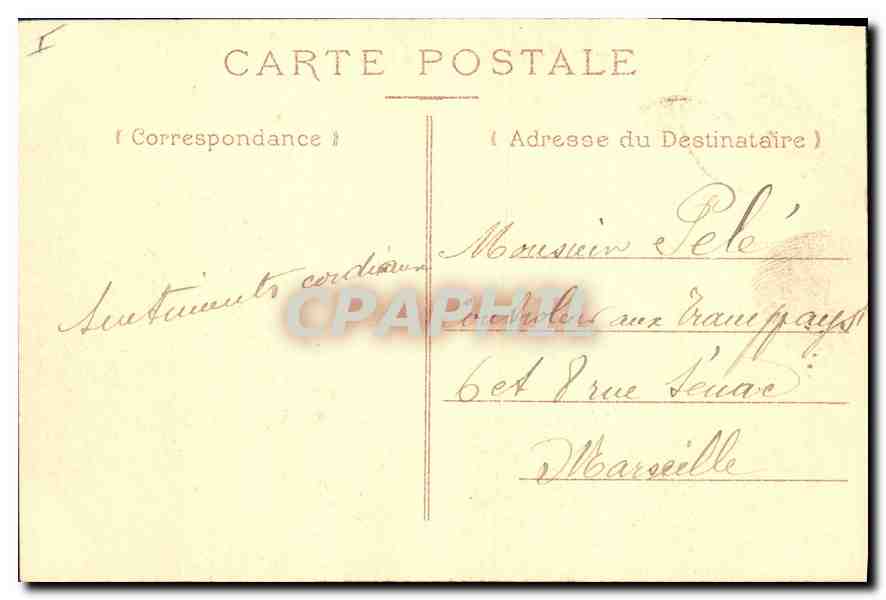 CPA Paris Passerelle des Buttes Chaumont  — Rückseite