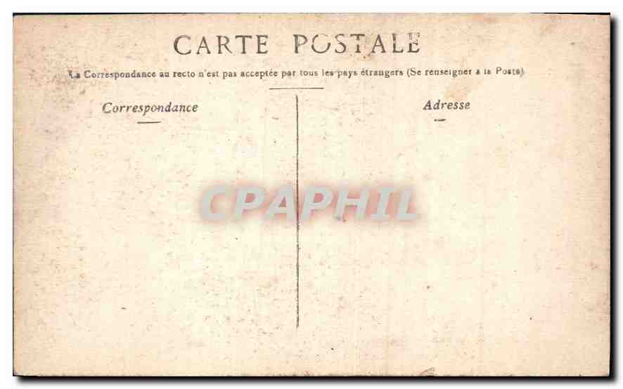 CPA Paris Boulevard et porte St Martin  — Rückseite