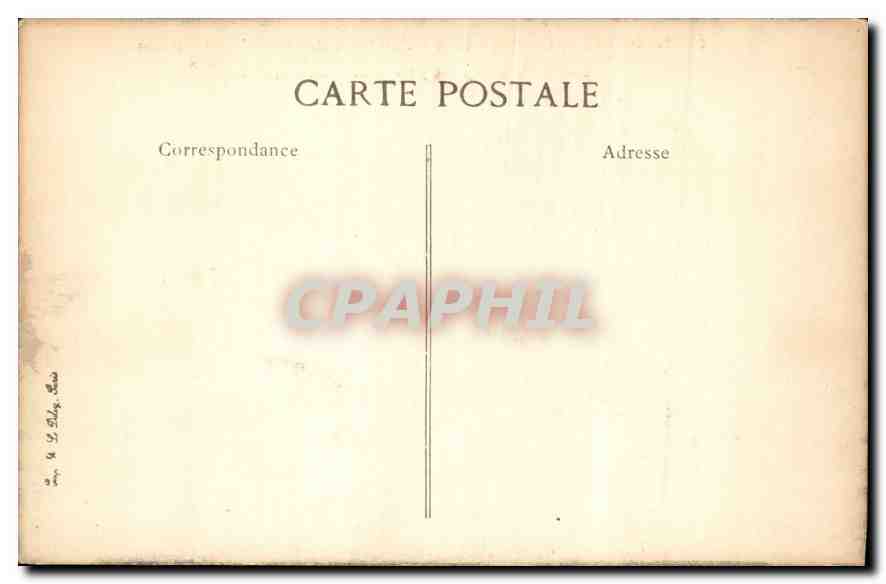 CPA Paris Les Invalides Tombeau de Napoleon I Facade  — Verso
