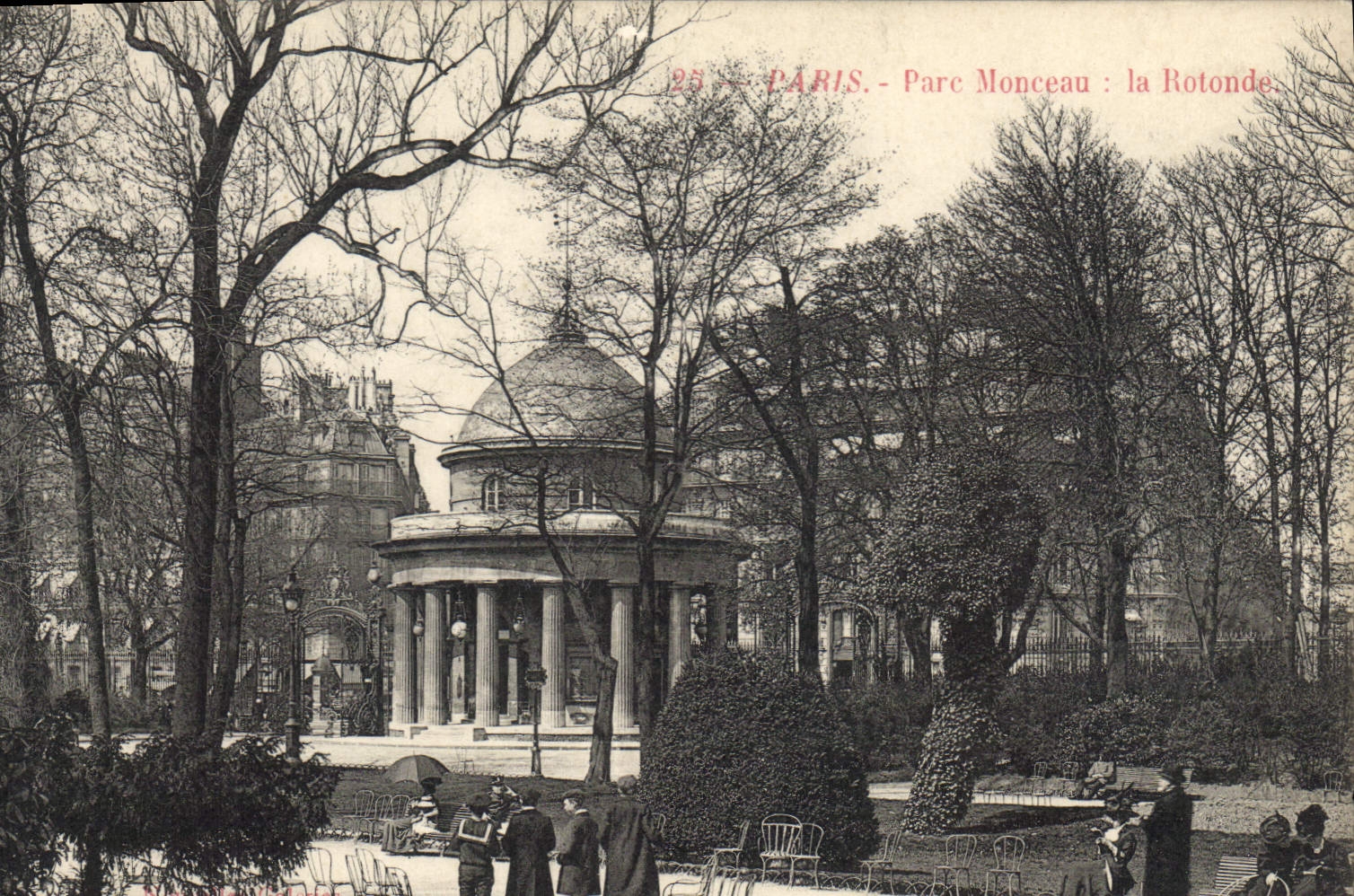 CPA Paris Parc Monceau La Rotonde 