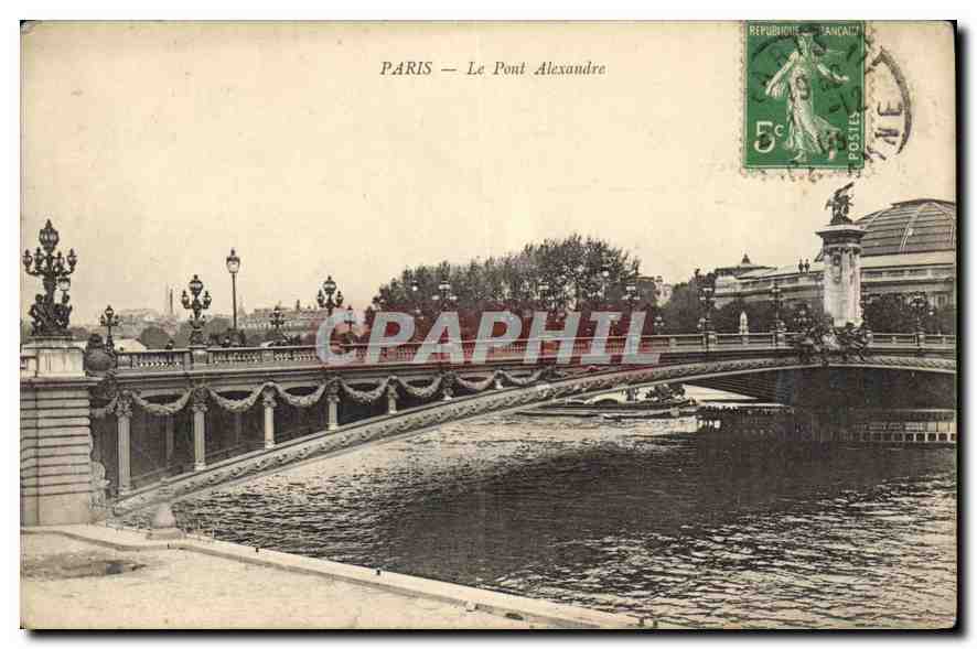 CPA Paris Le Pont Alexandre 