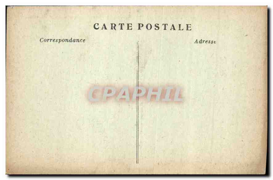 CPA Paris La Cour du Carrousel et l'Arc de Triomphe  — Rückseite