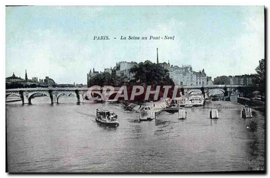 CPA Paris La Seine au Pont Neuf 