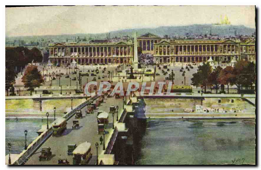 CPA Paris en Flanant Vue generale de la Place de la Concorde 