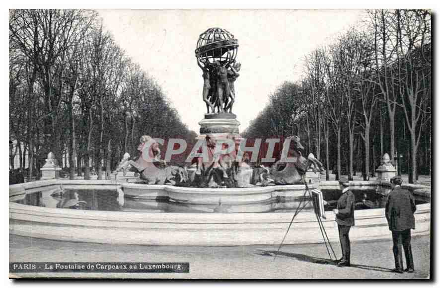 CPA Paris La Fontaine de Carpeaux au Luxembourg 