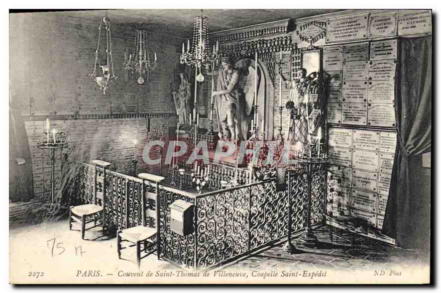 CPA Paris Couvent de Saint Thomas de Villeneux Chapelle Saint Expedit 