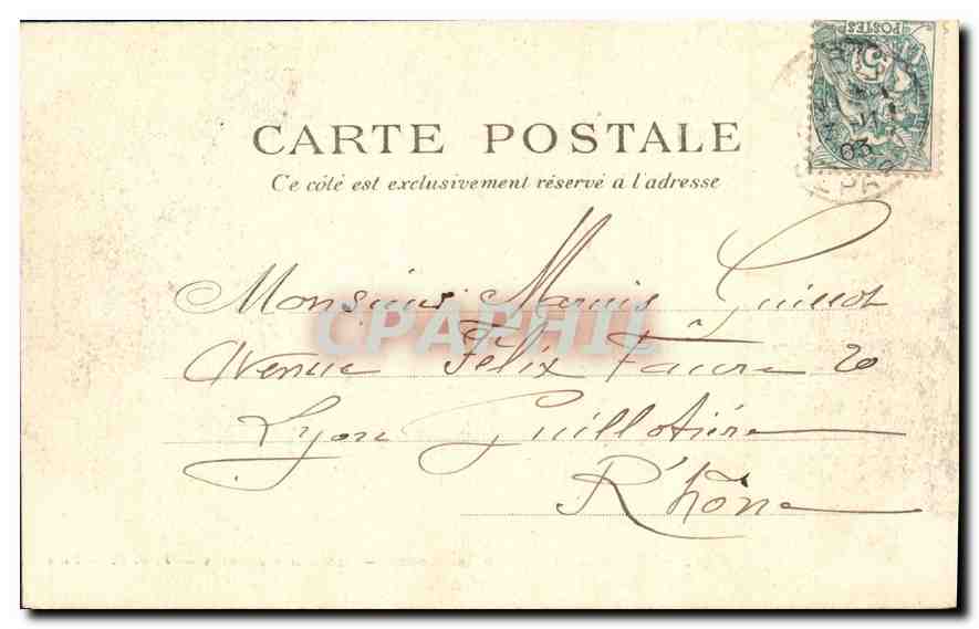 CPA Paris Le Bois de Boulogne Allee des Acacias  — Rückseite