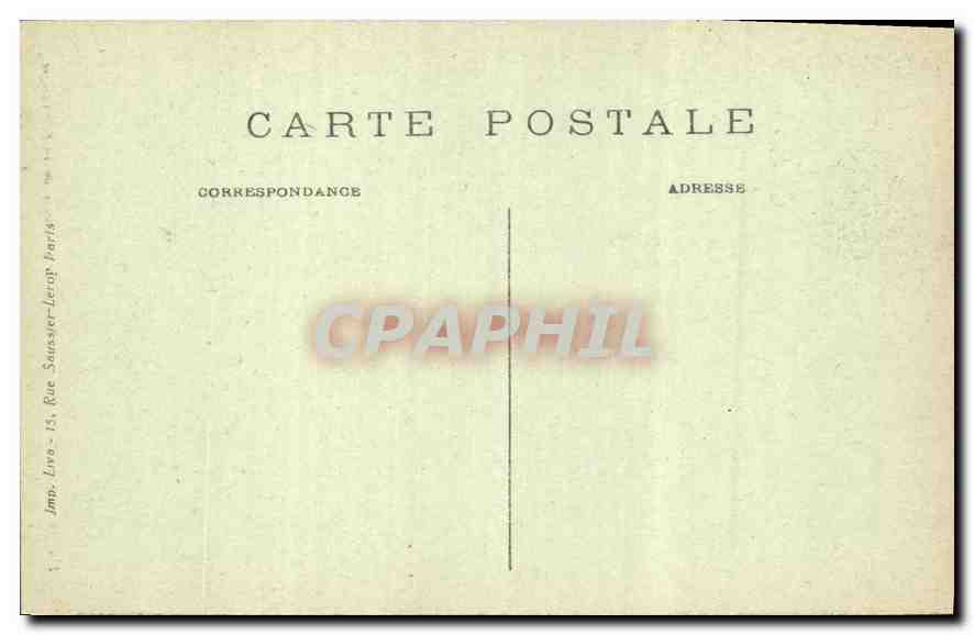 CPA Paris Eglise Saint Francois Xavier Chapelle de la Ste Vierge  — Verso