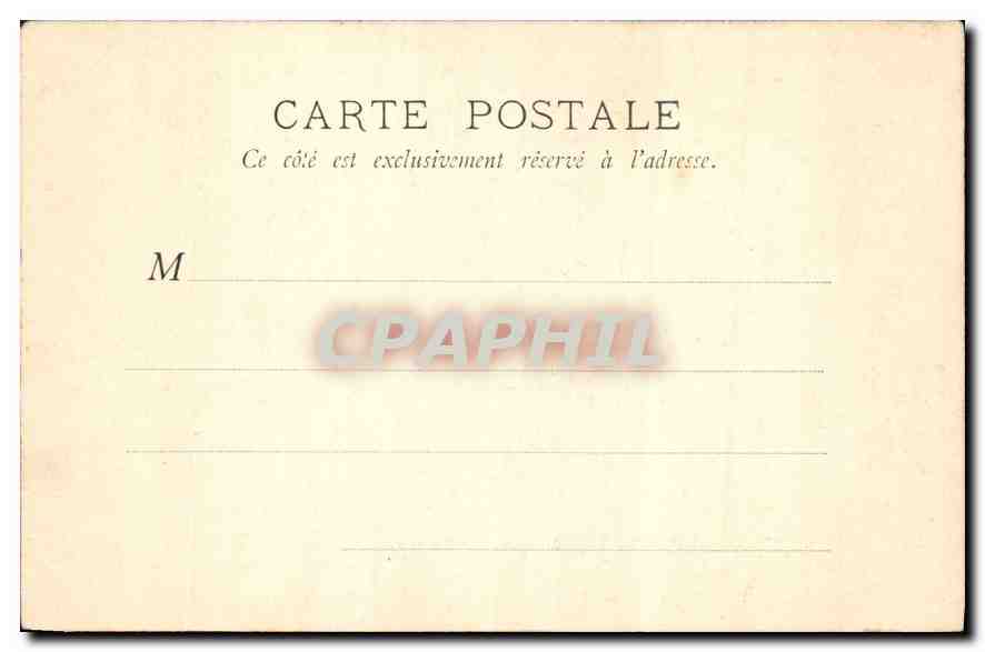 CPA Paris Triomphe de la Republique de Dalou Lion — Rückseite