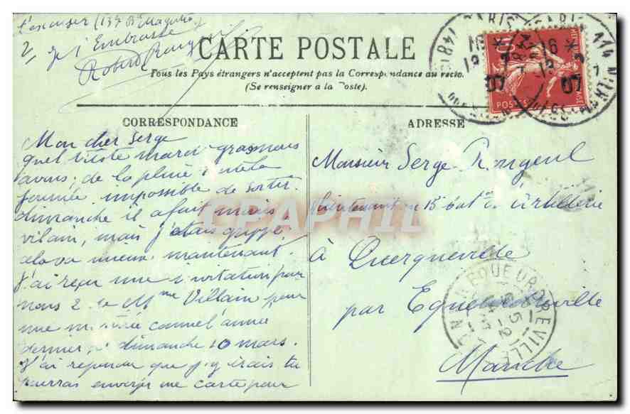 CPA Paris Le Bois de Boulogne  — Rückseite