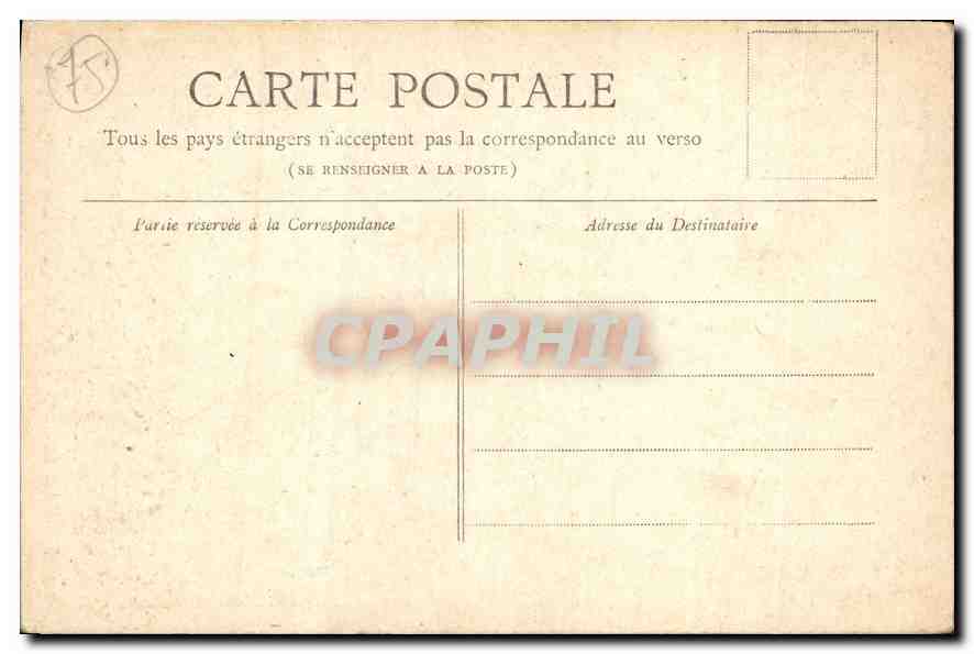 CPA Petit Journal Paris La Place de la Bastille  — Rückseite