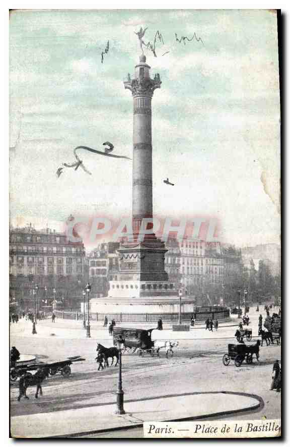 CPA Paris Place de la Bastille 